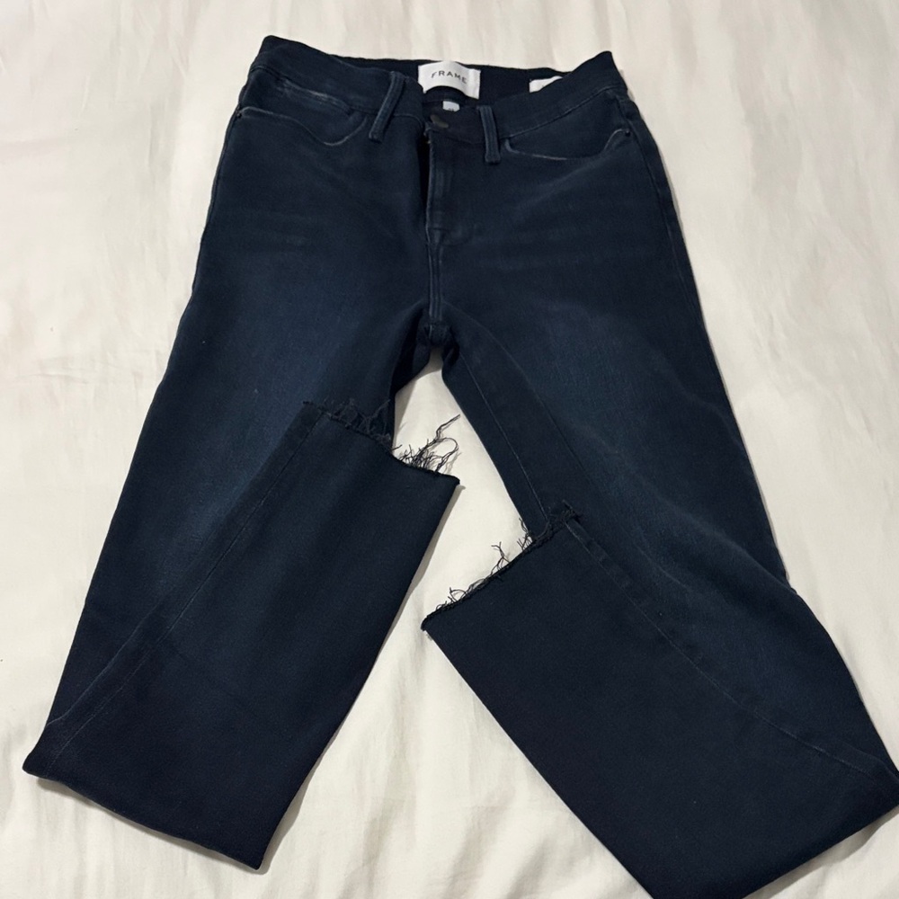 Frame Denim Blue Le High Skinny Jeans